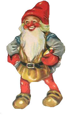 Vintage Christmas Clipart - Santa's Elf