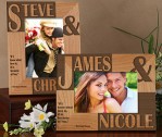 Because Of You Personalized Frame – 4×6