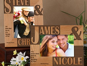 Because Of You Personalized Frame – 4×6