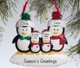 Penguin Family© Personalized Ornament