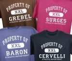 Personalized Property Of Athletic T-Shirt