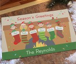 Stocking Family Characters Personalized Standard Doormat
