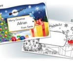 Personalized Christmas Coloring Advent Placemat