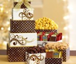 Golden Elegance Gift Tower with Ghirardelli®
