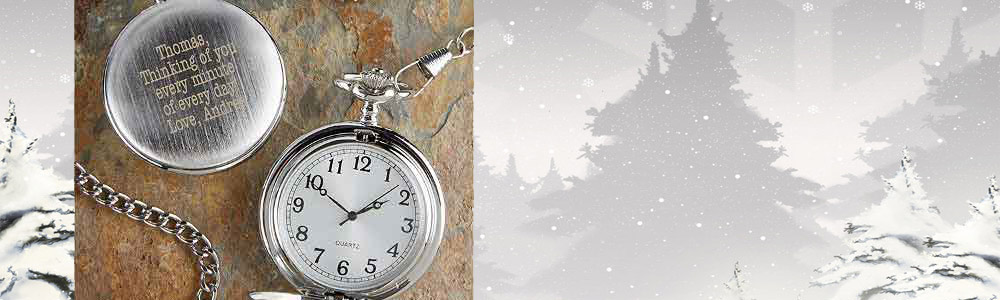 Herrington Engraved Silver Pocket Watch