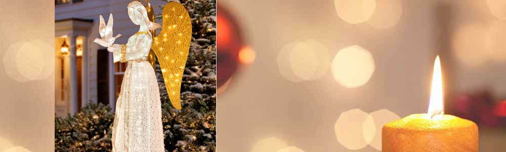 60″ Christmas Angel with Dove