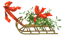 Vintage - Sleigh with Bow