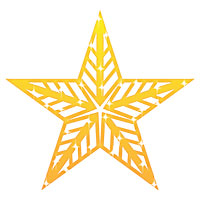 gold christmas star clip art