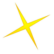 Christmas Star - Four Point Gold