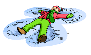 Child Making a Snow Angel