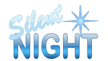 Silent Night Christmas Clipart