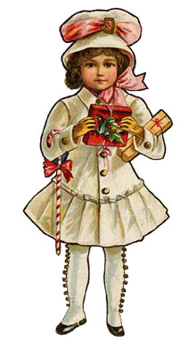 Vintage Young Girl Clipart