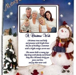 Snowman Frame – Poetry Gift that will warm their hearts!