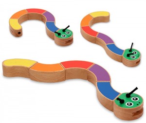 Wooden Caterpillar