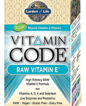 Garden of Life Vitamin Code Raw Vitamin E 60 Veggie Capsules