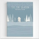 Personalized Winter Scene Wall Art