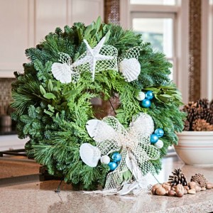 Sandals and Seashells Wreath