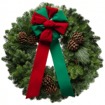 Merry christmas wreath