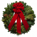 Cascade Christmas Wreath