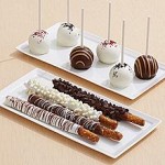 4 Dipped Pretzels & 6 Assorted Cake Pops