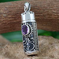 Amethyst-locket-pendant-Hear-My-Prayer-India