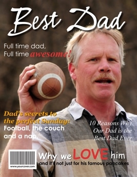 Best Dad Magazine Cover