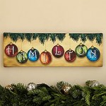 Classic Ornament Personalized Canvas