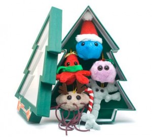 GIANTmicrobes® Christmas Tree Gift Box of Ornaments