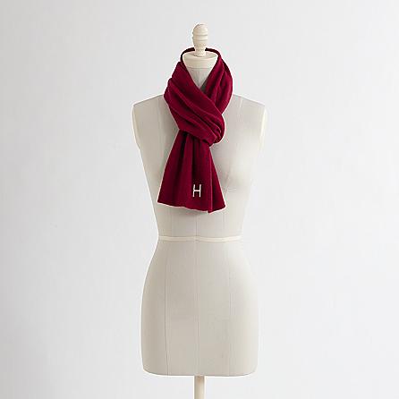 monogram scarf cashmere