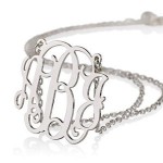 Sterling Silver Monogram Necklace