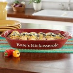 Stoneware Personalized Casserole Dishes