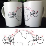 Love Has No Distance Couple Mugs