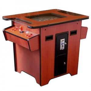 Cocktail Table Arcade Machine with Vertical Games – Cherry