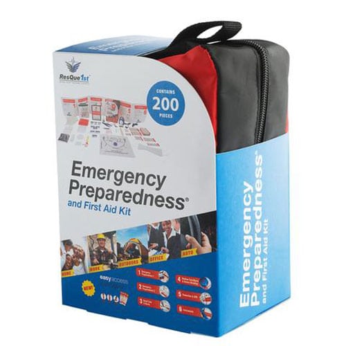 ResQue1st Complete First Aid Kit & Emergency Preparedness Kit