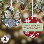 Snowflake Custom Photo Ornament