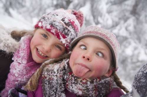 memorable Christmas children playing