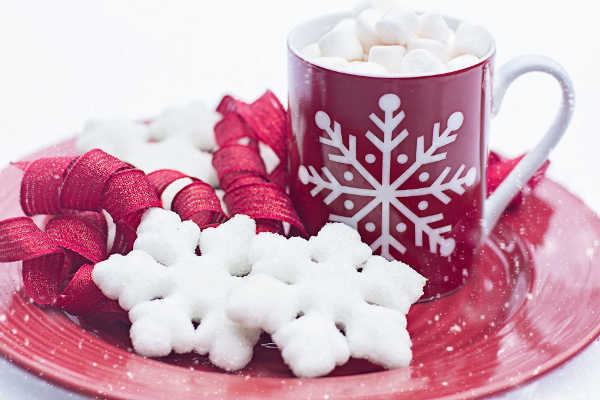 Cocoa with Christmas Cookies