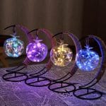 Crescent Moon Fairy Light Lantern