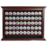 Solid Wood Golf Ball Display Case
