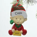 Christmas Elf Ornament
