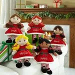 Christmas Personalized Rag Dolls