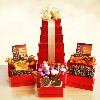 Godiva Holiday Gift Tower