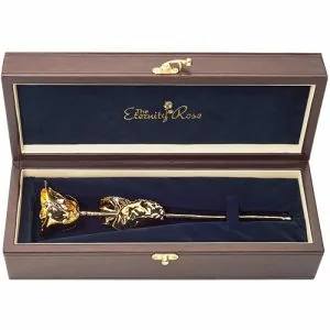 24 KT Gold Dipped Natural Rose