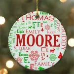 Word Art Ornament