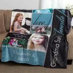 Custom Photo Collage Blanket