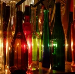 Wine Bottle Christmas Trees