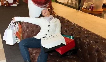 shopping woman unique Christmas gifts