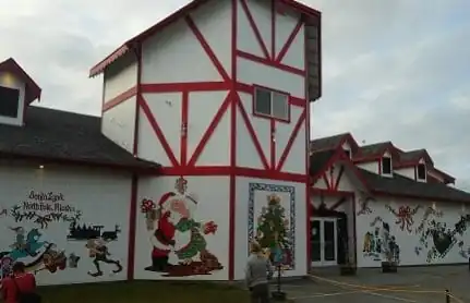 visit Santa's house at the North Pole