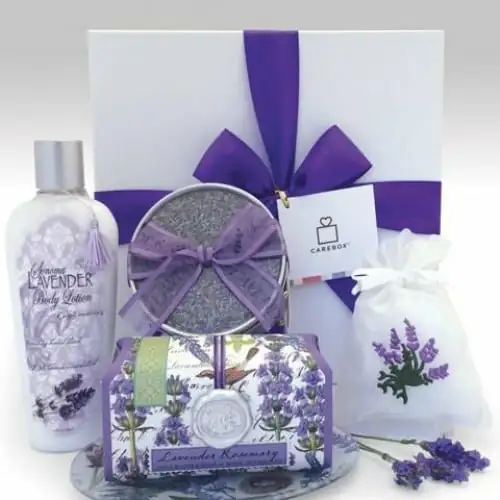 Lavender Bath and Body Basket